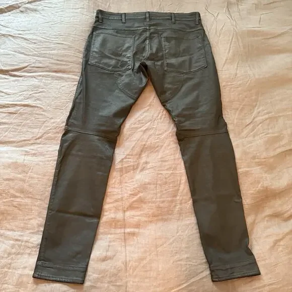 G Star Raw Men's Jeans 5620 3D Zip Knee Skinny 36x32 Black Moto Biker Streetwear